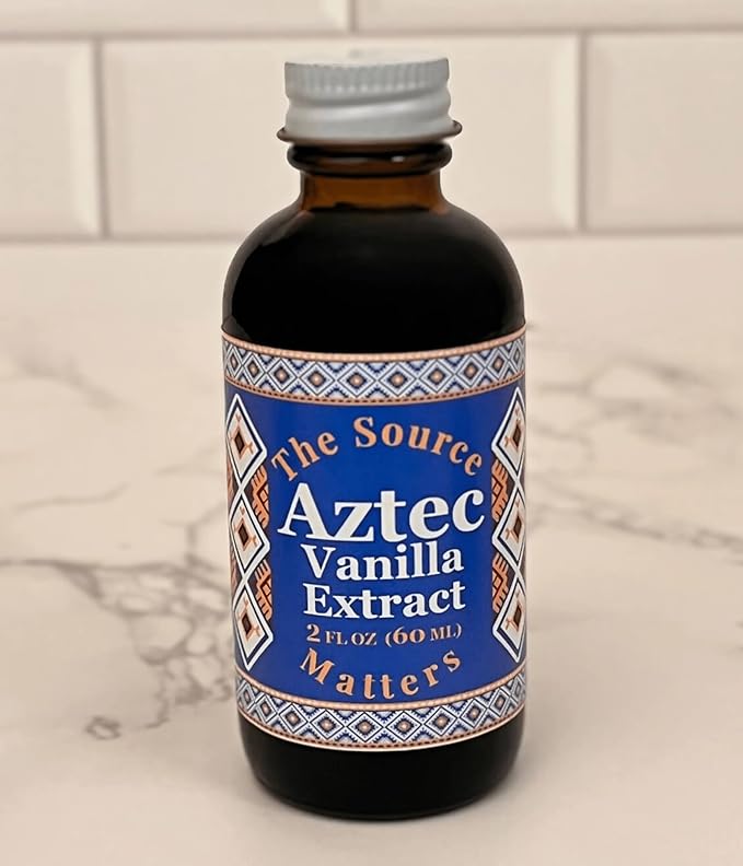 Aztec Mexican Vanilla Extract by The Source Matters | Premium Authentic Vanilla Extract from the Huasteca Region of Mexico (2 oz)