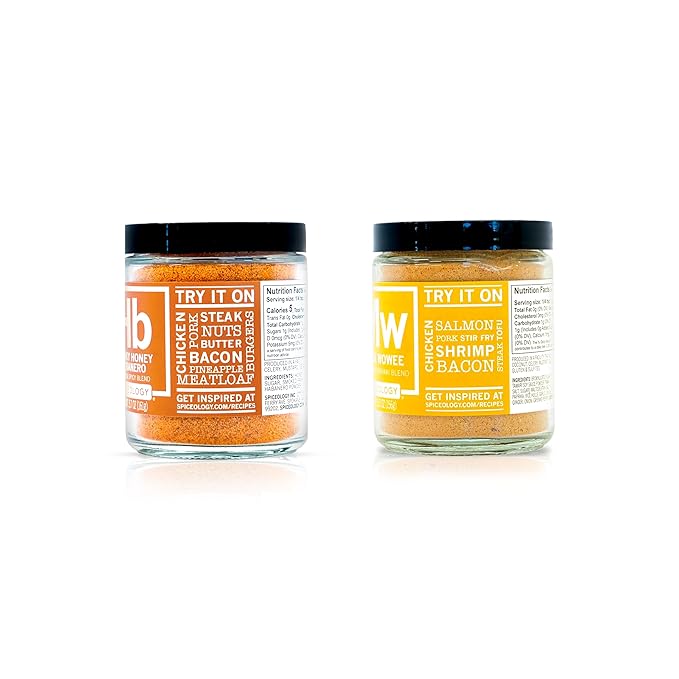 Spiceology ??Sweet Heat Bundle ??Smoky Honey Habanero & Maui Wowee ??BBQ Rub & Seasoning Set for Chicken, Pork, Beef, Steak, Seafood, & Veggies ??Sweet & Spicy Grill Essentials