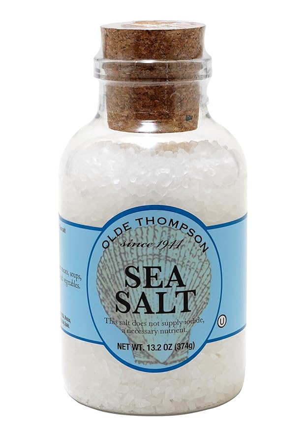 Olde Thompson Sea Salt, Coarse Grain, Refill For Salt Grinders, 13.2 Ounce