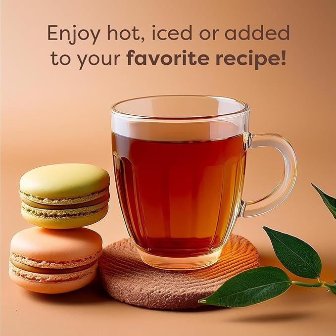 Waka Instant Black Tea Mix, Kenyan - 100% Tea Leaves, No Additives, Unsweetened Tea Powder for 50 Quarts or 200 Cups ??Easy and Quick Hot or Iced Teas (4.5oz)