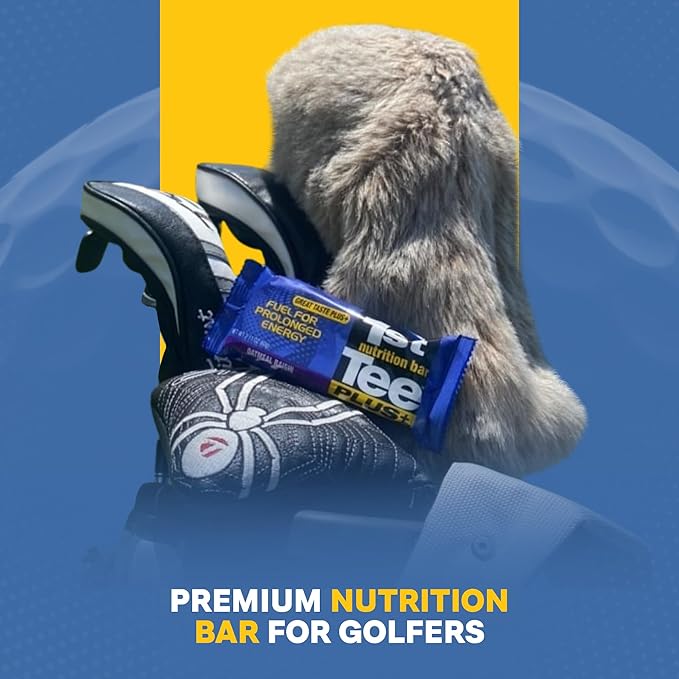 1st Tee PLUS+ Oatmeal Raisin bars made with Natural Ingredients Breakfast Bars | Best Oatmeal Bars, Golf Nutrition Bar Easily Digestible Balanced Nutrition Bars 12-60 grams bars