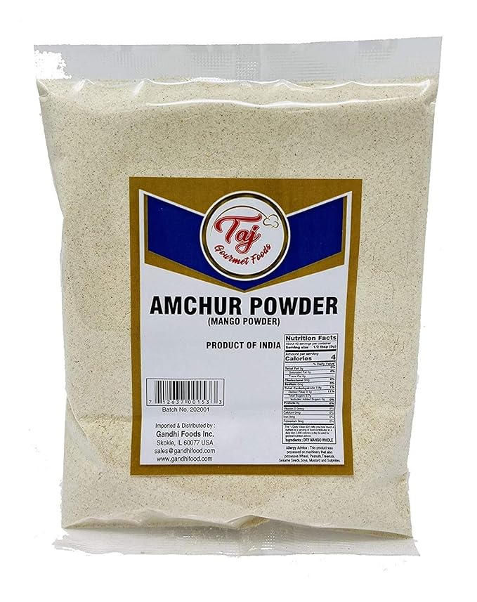TAJ Premium Indian Amchur Powder (Dried Mango Powder), (14-Ounce)