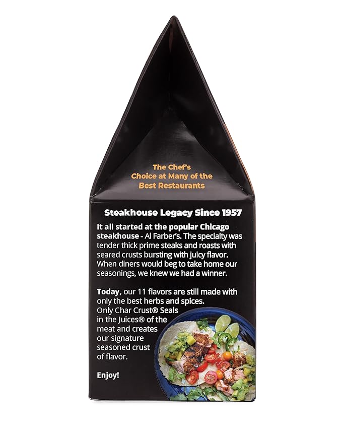 Char Crust Dry-Rub Seasonings Jamaican Jerk | All-in-one seasonings | Perfect for Chicken, Shrimp, Salmon, Pork | Signature Crust that Seals in the Juices, 4 Ounce (Pack of 6)