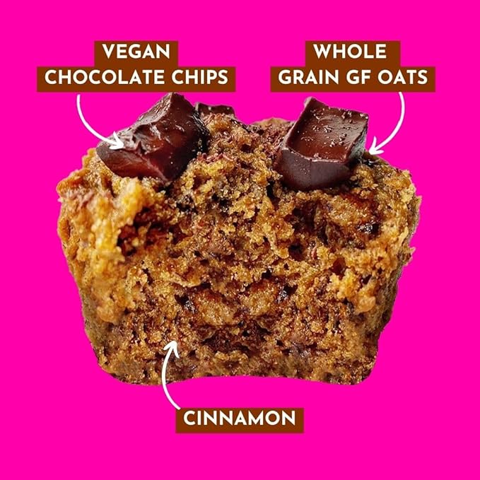 GoNanas Chocolate Chip Oat Flour Banana Bread Mix, Suitable for Plant Based Vegan Diets, Gluten Free Dairy Free Snacks, Healthy Snacks For Adults, Muffin Mix, Nut Free, Cupcakes Dessert, NON-GMO, 1pk