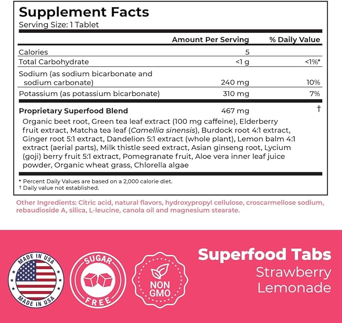 Superfoods Company Detox Cleanse Drink - Supplement for Women & Men - Support Healthy Weight