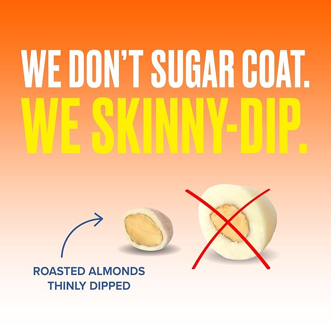 SkinnyDipped Pumpkin Spice Almonds, Healthy Snack, Plant Protein, Gluten Free, 3.5 oz Resealable Bags, Pack of 5