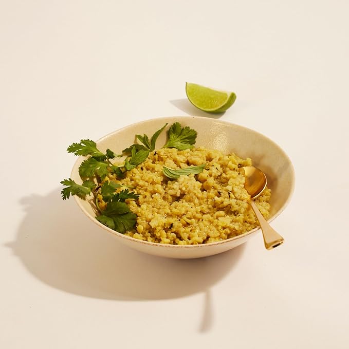 Divya's Soothing Kitchari, Mild & Herbal, One-Pot Ayurvedic Meal with Grains, Lentils, & Spices, Healthy & Nourishing Plant-Based Meal, Vegan, Non-GMO, Gluten Free, Organic, Family Size - 4 Meals