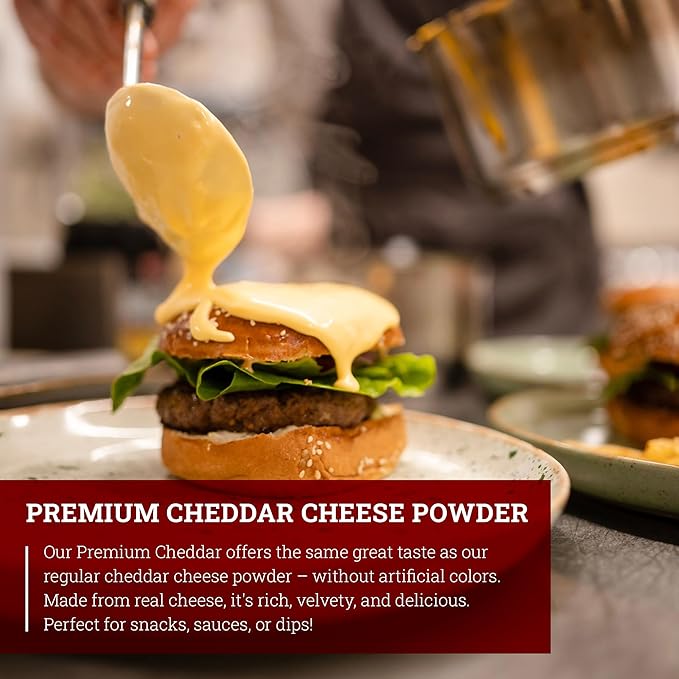 Hoosier Hill Farm Premium Cheddar Cheese Powder, 25LB (Pack of 1)