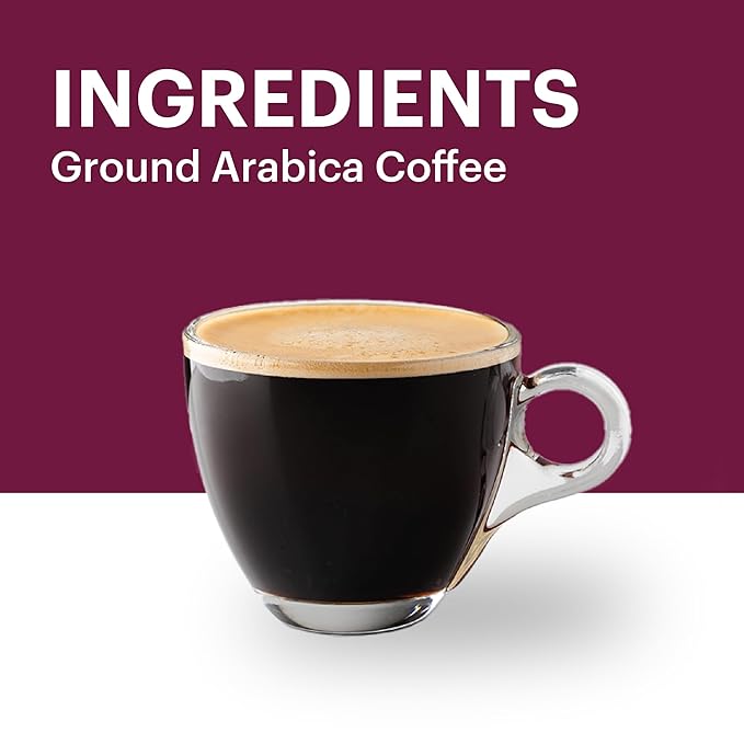 G GRANA Americano Coffee Capsules Compatible with Nescafe Dolce Gusto Machines, 64 Single Serve Pods - 100% Arabica Single Source Ethical Coffee