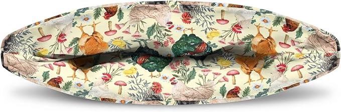 Rooster Print 癤풦nsulated Tea Pot Cosies Tea Kettle Quilt Keeping Warm Dust Proof Teapot Cover for Home Kitchen Tea Party Decorative Accessories