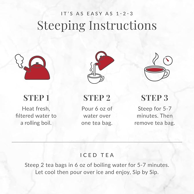 The Republic of Tea ??Organic Double Red Rooibos, Naturally Caffeine-Free Rooibos Powder and Leaves, Steeps 250 Cups