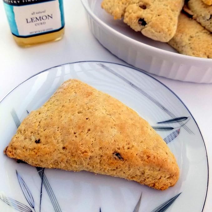 English Scone Mix, Tart Cherries by Sticky Fingers Bakeries ??Easy to Make English Scones Fresh Baked, Makes 12 Scones (2pk)