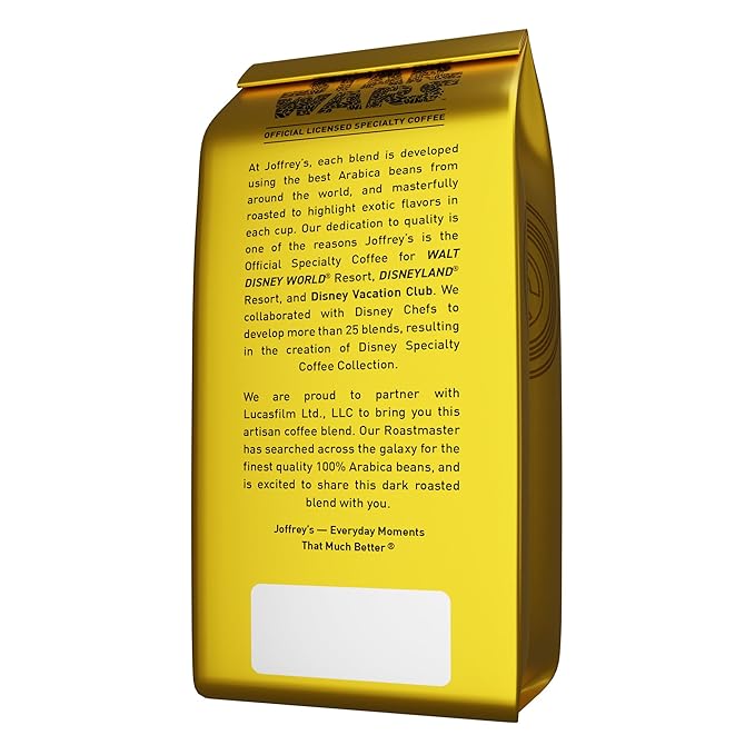 Joffrey's Coffee - STAR WARS??C-3PO Brew, STAR WARS Licensed Coffee Collection, Artisan Medium Roast, Creamy & Smooth Taste, Brew or French Press (Ground, 11oz)