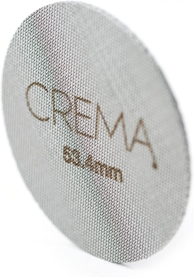 Crema Coffee Products 53.4mm Puck Screen for Barista Models | 1.7mm Thick 316L Steel Filter | Balanced Water Flow for Improved Extraction |Prevent Channeling & Reduce Maintenance|Durable,Easy to Clean