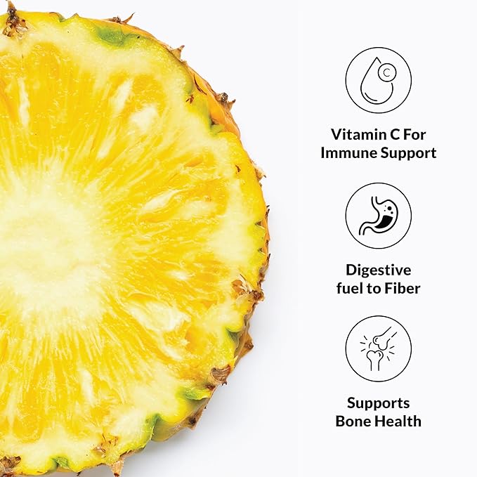IAN's Dried Pineapple Chunks (2lb) Sweetened With Natural Cane Sugar - Dehydrated Pineapple Chunks, Candied Pineapple, Dried Fruit Energy Snacks