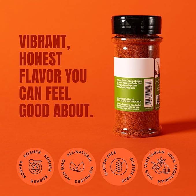 Spiced Up Secret Sauce Seasoning ??Bold, Smoky, Spicy Blend with Paprika, Fennel, Garlic & Cayenne ??All-Purpose Dry Rub for Meats, Eggs & Potatoes ??Vegan, Non-GMO, Gluten-Free ??5.8 oz