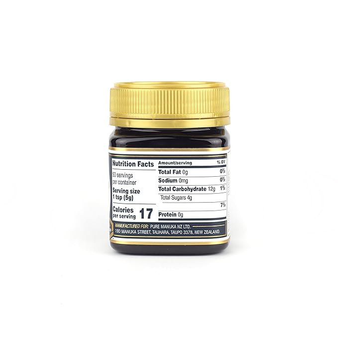 SuperLife Manuka Honey MGO 83+ (UMF 5+) | 100% Raw, Pure & Unpasteurized Monofloral Honey from New Zealand (250g)