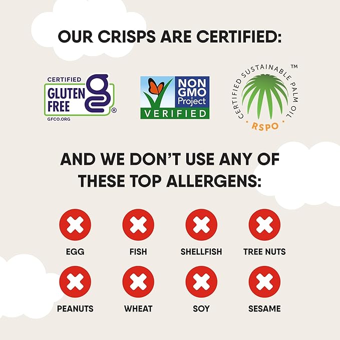 The Good Crisp Company, Potato Chips, 5.6 Ounce Canisters, Pack of 8 (Variety Pack)