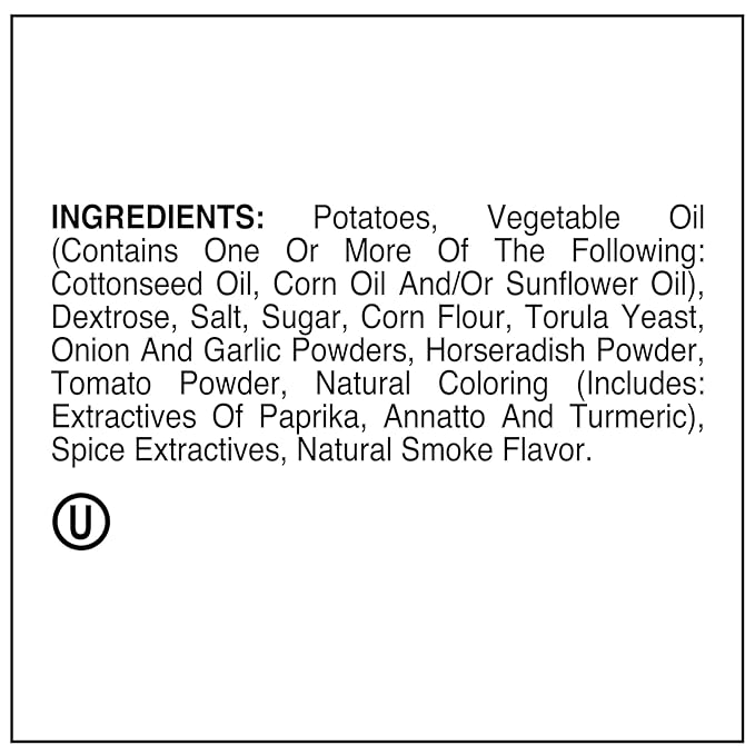 Utz Potato Chips, Barbeque - 1 Ounce (Pack of 60), Crispy Potato Chips Made from Fresh Potatoes, Crunchy Individual Snacks to Go, Cholesterol Free, Trans-Fat Free, Gluten Free Snacks