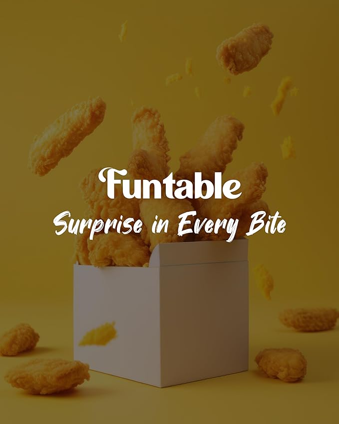 Funtable Honey Butter Seasoning (4.2 oz, 120g) - Honey & Creamy Butter Flavor Powder, Easy to Use. Perfect Seasoning for Chicken, Nuggets, Popcorn, Nachos & More.