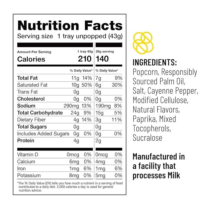 Opopop Microwave Popcorn - Pop Cups Maui Heat 6-Pack, Non-GMO Gourmet Popcorn Kernels & Popcorn Flavoring, Gluten Free Snacks, Easy to Make and No Mess