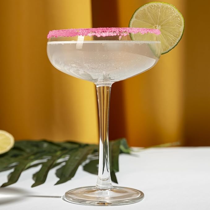 Glitter & Glitz Cocktail Sugar ??Premium Natural Sugar for Enhancing Cocktail Drinks ??Vibrant Colored Sugar, USA Manufactured, No Artificial Ingredients ??Cocktail Rimming Sugar (Red)