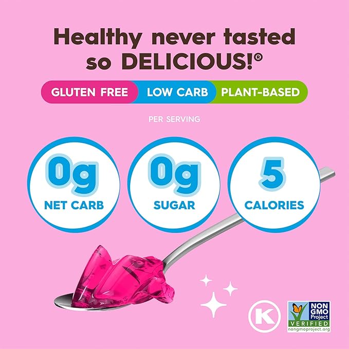 Simply Desserts Sugar-Free Raspberry Jel, 6-Pack ??Vegan Dessert, Keto Snacks, Diabetic Friendly & Kosher, 1.7 Oz Ea