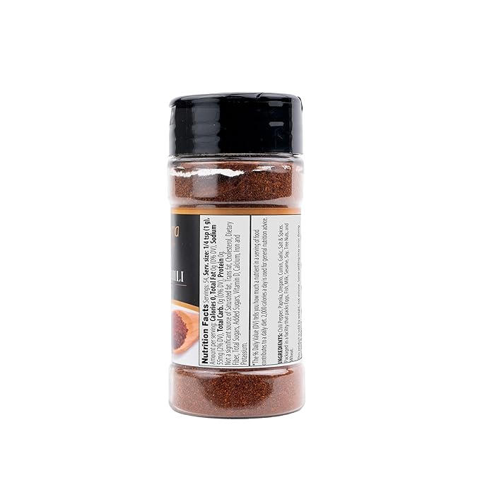 GranAroma Light Chili Powder, Chilis & Dry Rubs, Flavorful, Light Taste (1.92 Ounce)