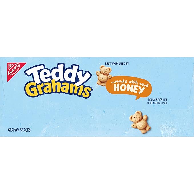 TEDDY GRAHAMS Honey Graham Snacks, Bulk Kids Snacks, 6 - 10 oz Boxes