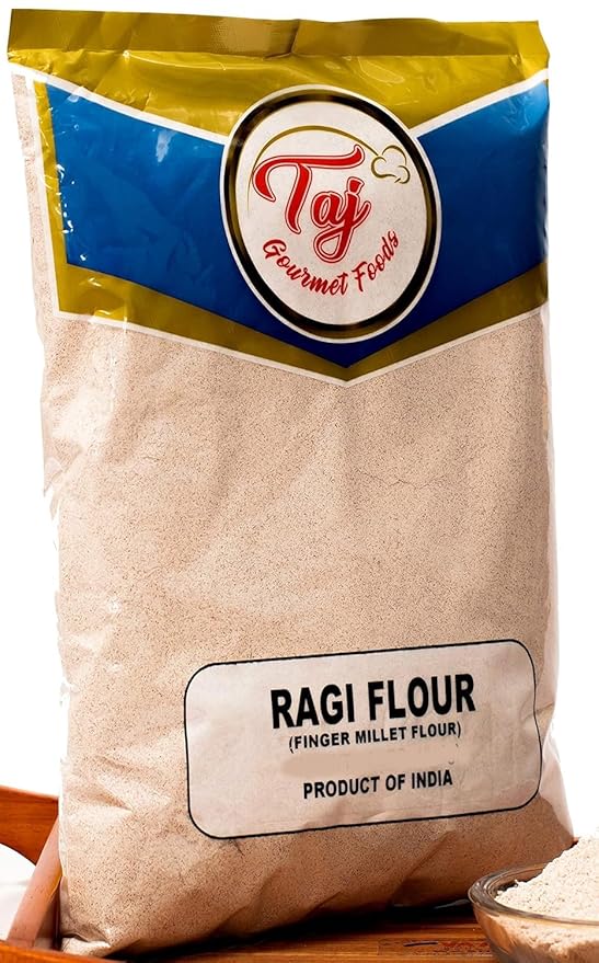 TAJ Ragi Flour, Finger Millet Flour, 2 Pounds