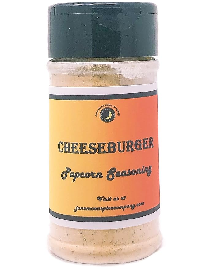 Popcorn Seasoning | Variety 2 Pack | Pizza | Cheeseburger | Premium | Crafted in Small Batches | Flavorful Popcorn Seasoning Variety 2-Pack ??Tasty Treats for Every Occasion!