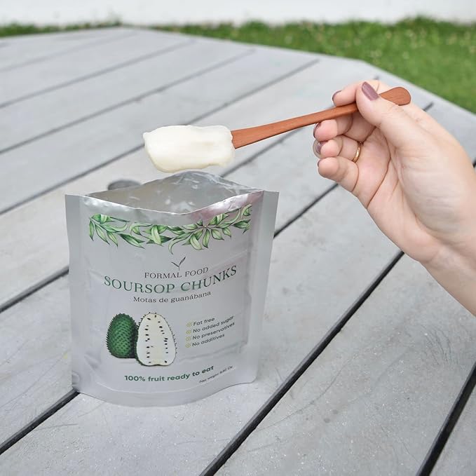 Soursop (Guanabana) Fruit 100% Natural And Real - No Added Sugar, No Preservatives - 8,82 Oz (Soursop Pack of 3)