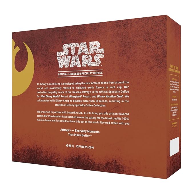 Joffrey's Coffee - Droids??Trio Collection, STAR WARS Licensed Coffee Collection, Artisan Medium Roast, Brew or French Press (Ground, 11oz)