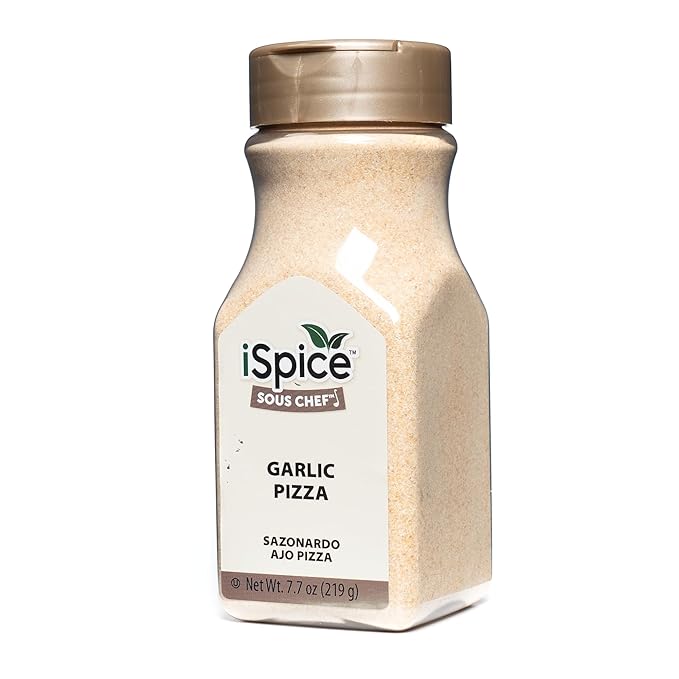 iSpice GARLIC PIZZA SEASONING | Pizza and Pasta Magic Seasoning Blend | Kosher Certificated | 7.7oz (219g