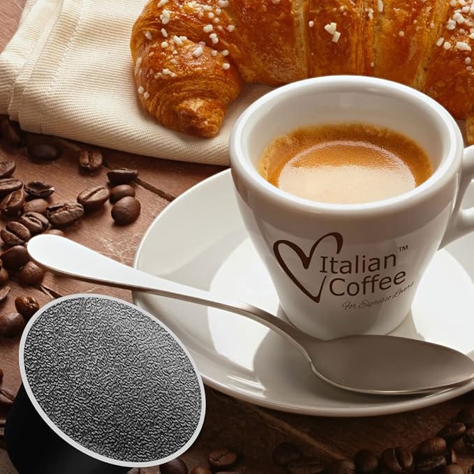 Italian Coffee for Espresso Lovers pods compatible with Nespresso Original machines, Italian Expresso capsules (100 Ristretto regular pods, 100 Count (Pack of 1))