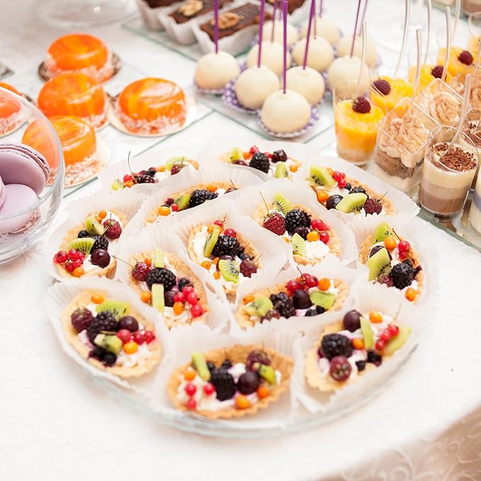 600 Pcs White Cupcake Liners Standard Size Baking Cups Food-Grade Greaseproof Paper Muffin Liners, No Smell Cupcake Wrappers for Wedding Birthday Party