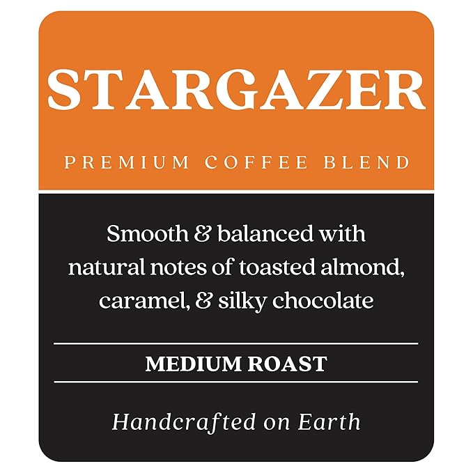 Copper Moon Single Serve Coffee Pods for Keurig K-Cup Brewers, Medium Roast, Stargazer Blend, 36 Count
