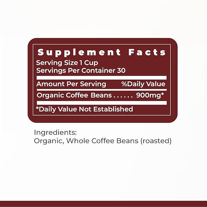 Quantum Organic Whole Roasted Coffee Beans - Medium Roast, From Guji Region of Ethiopia, Crafted for Optimal Health Benefits, Sweet & Fruity, Well-Balanced, Gluten Free, Sustainable, Non-GMO - 1 Pound