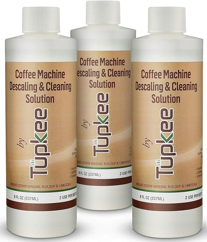 Coffee Machine Descaler Descaling Solution ??3 Pack (6 Uses) Compatible with Keurig, Nespresso, Breville, Delonghi, Jura, Ninja - Espresso Coffee Maker Cleaner, Coffee Pot Cleaning Limescale Remover