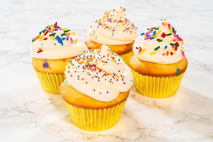 Bakerpan Rainbow Nonpareils Sprinkles - 7 Ounces Rainbow Sprinkles for Cake Decorating - Edible Nonpareils for Cupcakes, Ice Cream, Cake Decorations (Made in USA)
