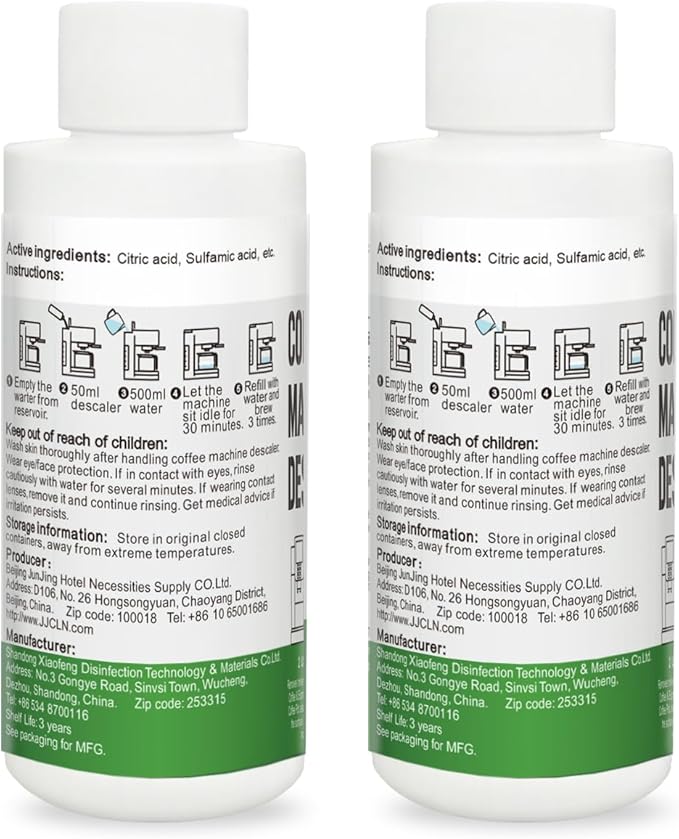 Coffee Maker Descaler, Universal Descaling Solution For Coffee Makers & Espresso Machines,Coffee Maker Cleaner And Descaler, Limescale Remover