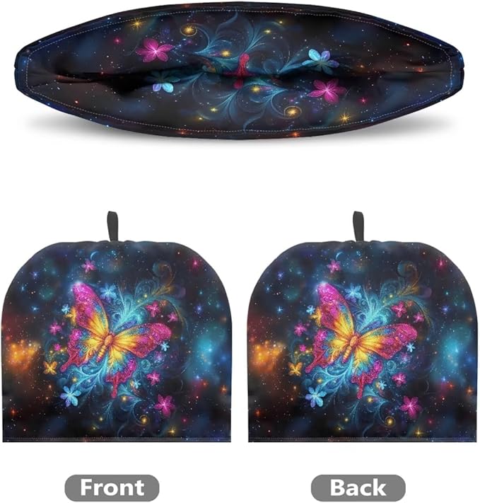 Colorful Butterfly Teapot Dust Proof Insulated Kettle Decorative Teapot Cover Warming & Insulating Extra Thick Tea Pot Cozies for Kitchen Home Table