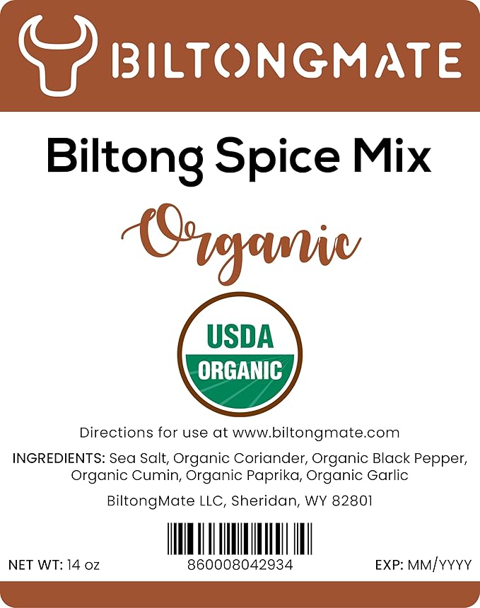 BiltongMate Biltong Spice Mix (Organic) 14oz