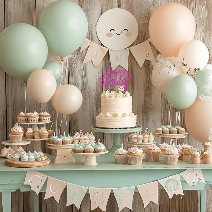 1 PCS Rose Red Birthday Cake Topper Happy Birthday Cake Toppers Happy Birth Cake Decorations Girls Women's Celebrating Anniversary Birthday Party Decorations
