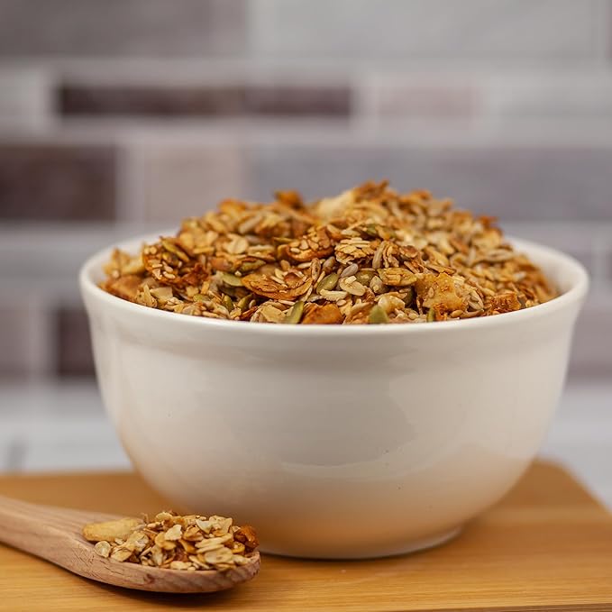 Survival Grocery Organic Ancient Grain Survival Granola??- Gluten Free, Non-GMO, No Added Sugar, High Protein Snack With Nuts, Seeds, Coconut, and Honey - Ideal for Breakfast, Cereal, Yogurt, or Snack (37.4 oz./2 Bags)