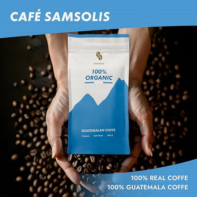 Ground coffee, Ground coffee dark roast, 100% Guatemalan Coffee, Fraijanes ground coffee flavored, Coffee in a 14oz bag