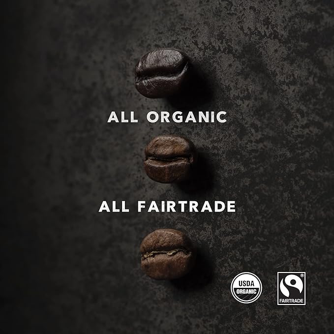 Kicking Horse Coffee Decaf, Swiss Water Process, Dark Roast, Whole Bean, Certified Organic, Fairtrade, Kosher, Black, 35.274 Oz, Pack of 6