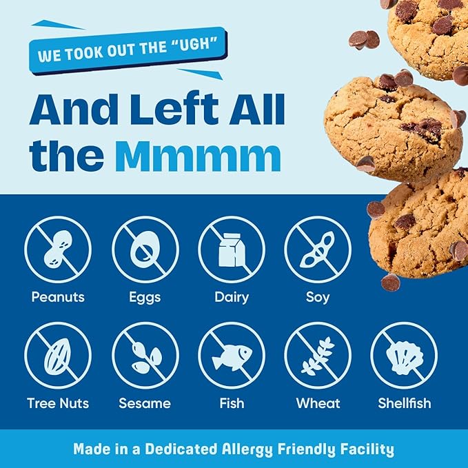 Partake Gluten Free Crunchy Cookies Variety Pack (Chocolate Chip, Ginger Snap, Classic Graham Cracker) - Vegan - Free From the Top 9 Allergens Including Dairy, Wheat, Soy, Eggs, & Peanuts - Non GMO - Safe School & Office Snack (3 Pack, 5.5oz Boxes)