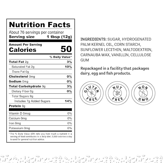 Judee's Gluten Free White Sprinkles 2 lb - Gluten-Free and Nut-Free - Brighten Up Your Baked Goods - Great for Cookie and Cake Decoration - Use for Baking, Dessert and for Ice Cream Toppings