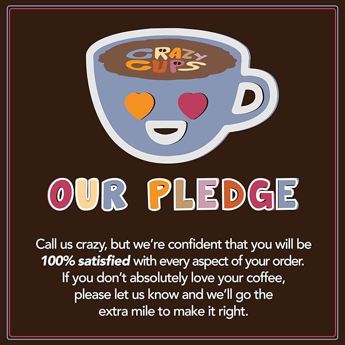 Crazy Cups Flavored Ground Coffee, Caramel Truffle Sundae, For Brewing Flavored Hot or Iced Caramel Coffee, 10oz